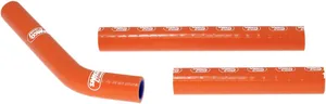 SAMCO SPORT RADIATOR HOSE KIT SILICONE ORANGE