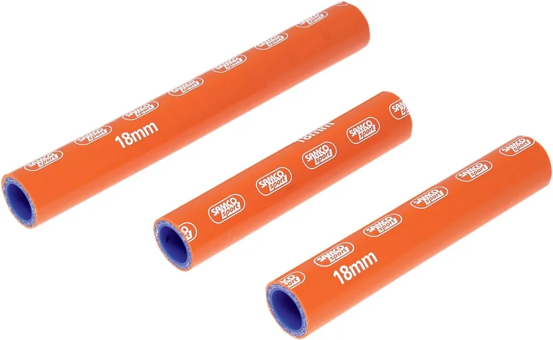 SAMCO SPORT RADIATOR HOSE KIT SILICONE ORANGE