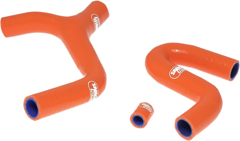 SAMCO SPORT RADIATOR HOSE KIT SILICONE ORANGE