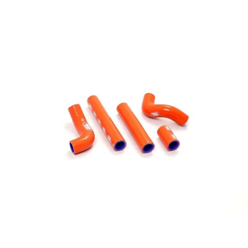 SAMCO SPORT RADIATOR HOSE KIT SILICONE ORANGE