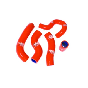 SAMCO SPORT RADIATOR HOSE KIT SILICONE ORANGE