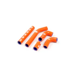 SAMCO SPORT RADIATOR HOSE KIT SILICONE ORANGE