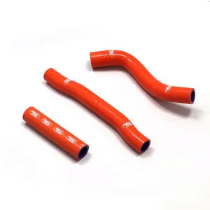 SAMCO SPORT RADIATOR HOSE KIT SILICONE ORANGE