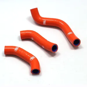 SAMCO SPORT RADIATOR HOSE KIT SILICONE ORANGE