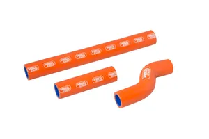 SAMCO SPORT RADIATOR HOSE KIT SILICONE ORANGE