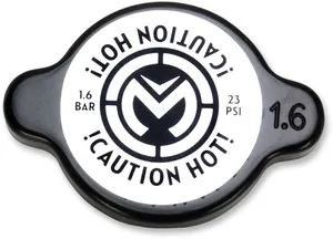 Moose Offroad HIGH PRESSURE RADIATOR CAP 1.6 BAR BLACK