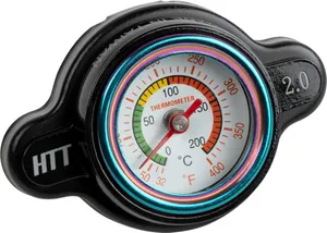 MOOSE OFFROAD HARD-PARTS RADIATOR CAP W TEMP GAUGE - MOOSE - KTM
