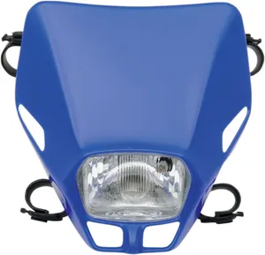 UFO FIRE-FLY SINGLE HEADLIGHT (12V/35W) REFLEX-BLUE
