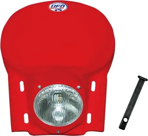UFO VINTAGE UNIVERSAL HEADLIGHT (78-88) RED
