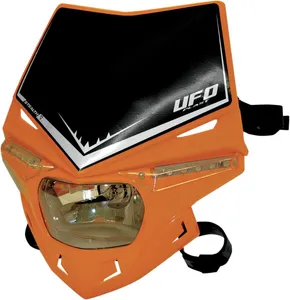 UFO STEALTH HEADLIGHT (12V/35W & LED) SINGLE COLOR KTM-ORANGE