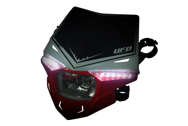UFO STEALTH HEADLIGHT (12V/35W & LED) DUAL COLOR WHITE/KX-GREEN