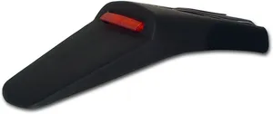 UFO LICENSE PLATE HOLDER W/ RED LED-TAILLIGHT (E11 & DOT) BLACK