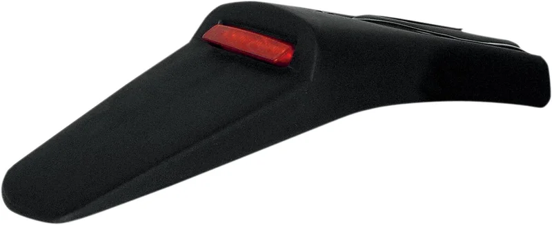 UFO LICENSE PLATE HOLDER W/ RED LED-TAILLIGHT (E11 & DOT) BLACK