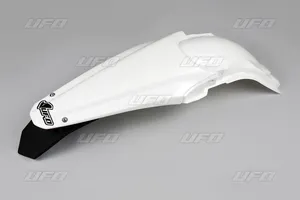 UFO ENDURO REAR FENDER W/ LED-LIGHT KAWASAKI KXF250/450 WHITE