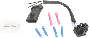 Kuryakyn Headlamp Adapter Harness<br><ul><li>Allows LED headlights with H4 style plugs to be installed</li></ul>