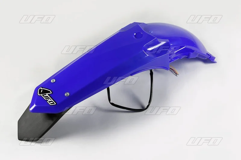 UFO ENDURO REAR FENDER W/ LED-LIGHT YAMAHA YZ125/250 REFLEX-BLUE