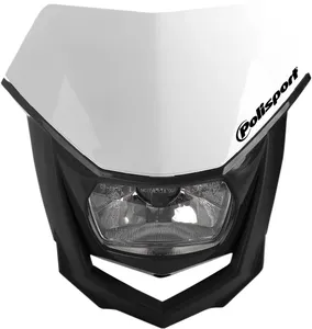 POLISPORT HALO HALOGEN HEADLIGHT APPROVED 12V/35/5W BLACK