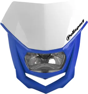 POLISPORT HALO HALOGEN HEADLIGHT APPROVED 12V/35/5W BLUE