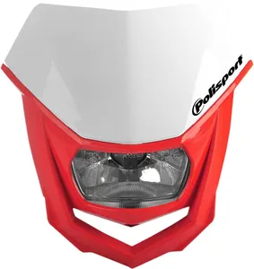 POLISPORT HALO HALOGEN HEADLIGHT APPROVED 12V/35/5W RED