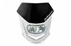 POLISPORT HALO LED HEADLIGHT ECE APPROVED BLACK/WHITE