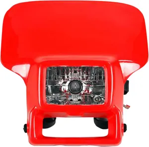 UFO HEADLIGHT HALOGEN HONDA RED