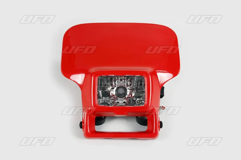 UFO HEADLIGHT HALOGEN HONDA RED