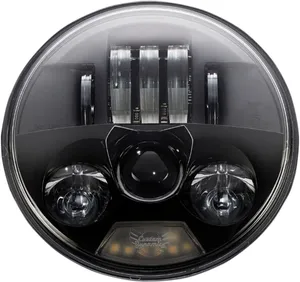 Custom Dynamics 5.75 BLACK LED HEADLAMP ECE
