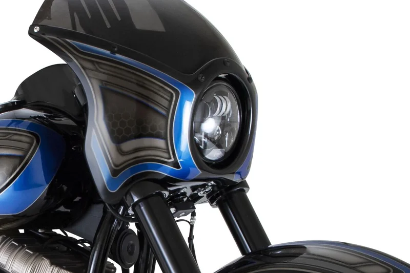 Custom Dynamics 5.75 BLACK LED HEADLAMP ECE