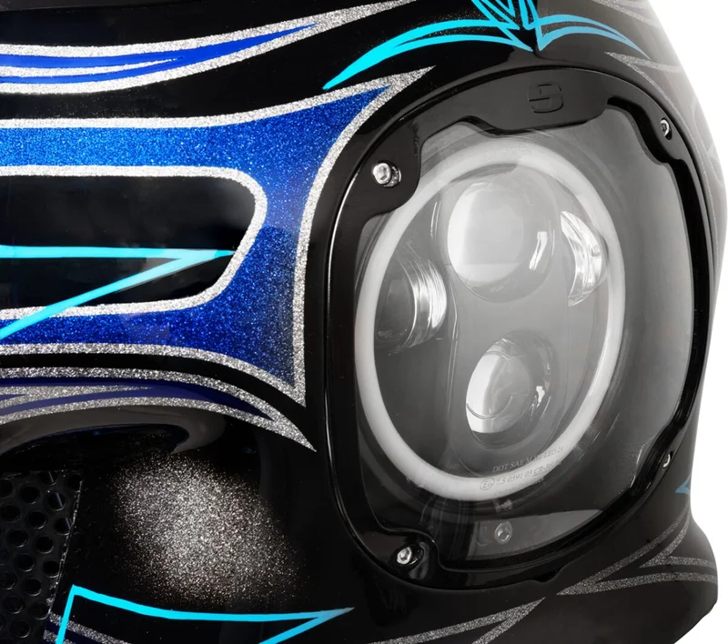 Custom Dynamics 5.75 LED HEADLAMP WITH HALO -