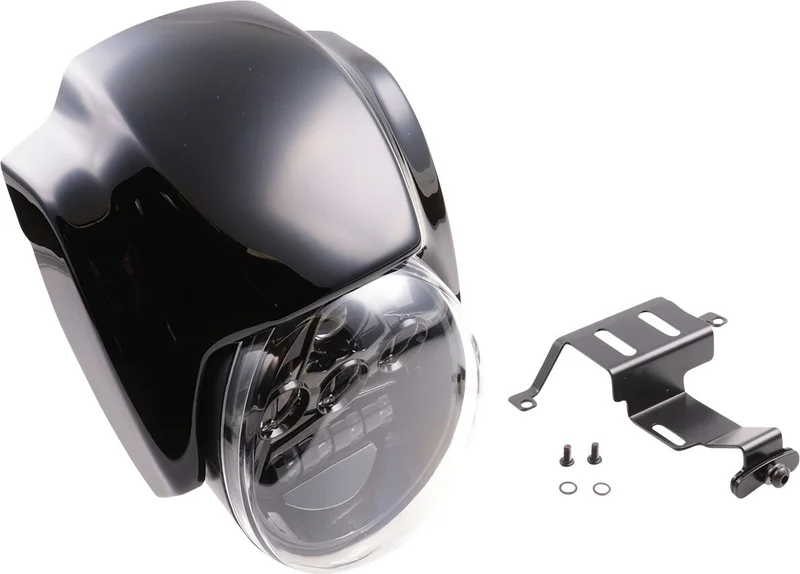 Cult-Werk Headlamp & mask kit ''NRS style. Gloss black