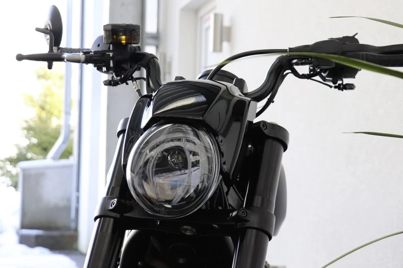 Cult-Werk Headlamp & mask kit ''NRS style. Gloss black