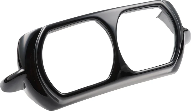 Cult-Werk FLTR headlamp trim ''Bad Look''. Gloss black