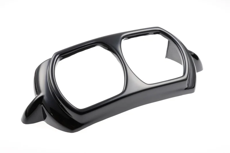 Cult-Werk FLTR headlamp trim ''Bad Look''. Gloss black