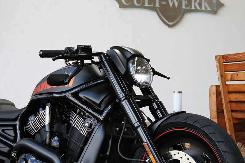 Cult-Werk Headlamp mask ''New Night Rod''. Matte black