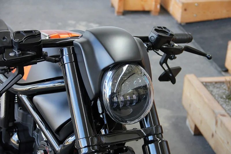 Cult-Werk Headlamp mask ''New Night Rod''. Matte black