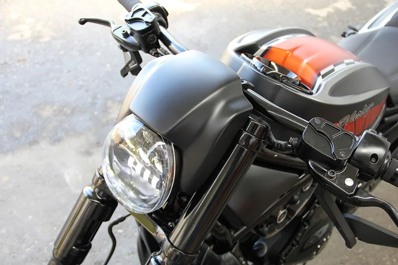 Cult-Werk Headlamp mask ''New Night Rod''. Matte black