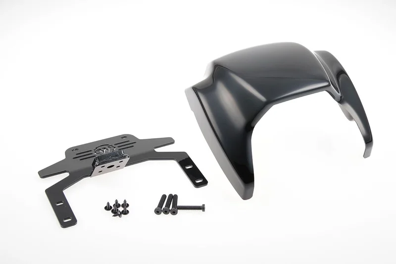 Cult-Werk FXBR headlamp mask ''V-Rod style''. Gloss black