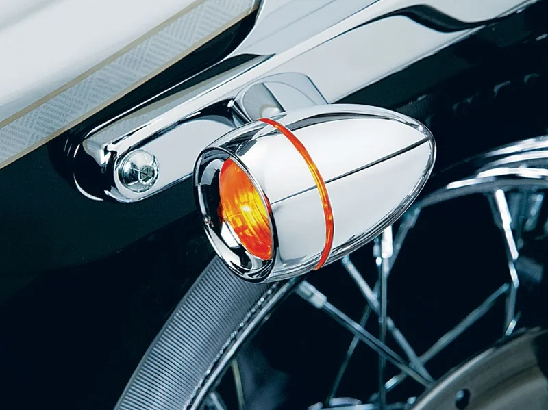 Kuryakyn Deep-Dish Bezels with Lens for Bullet Turn Signals