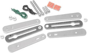Saddlemen Turn Signal Relocation Kits<br><ul><li>Specific-fit kits relocate stock turn signals further back by extending the chrome fender rail</li></ul><br>May not fit with all styles of sissy bar side plates.