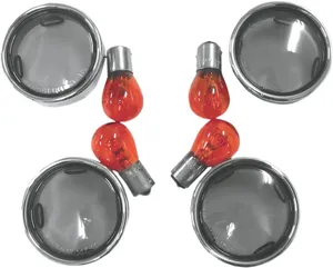 Drag Specialties LENS KIT SMOKED W/TRIM RNG