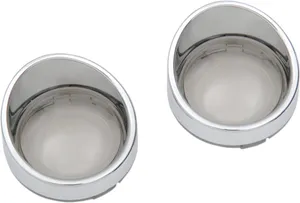 Drag Specialties Visor-Style Bezel and Lens for Deuce-Style Turn Signals