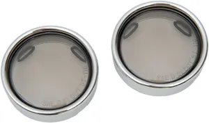 Drag Specialties LENS T/S SMOKE W/TRIM RING