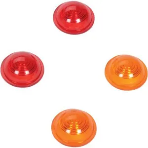 Drag Specialties LENS KIT AMB/RED MINI-BUL