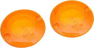 Drag Specialties LENS T/S FLT AMBER    