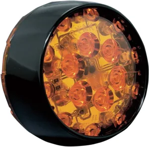 Kuryakyn LENS BULL LED AMB T/S BLK