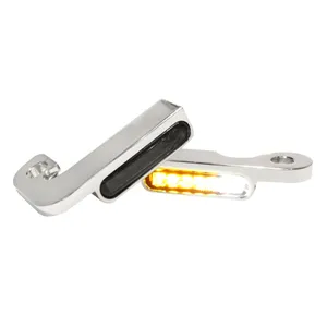 HeinzBikes LED Handlebar Turn Signals<br><ul><li>CNC machined aluminum construction</li><li>Designed and manufactured to fit specific models</li><li>Easy to mount in a short time of 15 minutes</li><li>Available with position light</li><li>EC approved</li></ul>