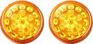 Custom Dynamics ProBEAM® Turn Signal Inserts<br><ul><li>Utilizing advanced LED technology, these LED turn signals maximize performance with unique reflector technology and the most superior automotive grade LEDs</li><li>ProBEAM® turn signals produce bright light output with a wider viewing angle</li><li>The 24 red ProBEAM® LEDs showcase a smooth light that functions as a full-contrast turn signal for maximum visibility</li></ul>