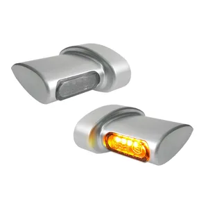 HeinzBikes Winglets Micro Fender Flasher<br><ul><li>The new winglets "MICRO" are almost half the size like the winglets Fender turn signals.</li><li>New SMD technology shines brighter compared to LEDs and allows this extremely small design.</li><li>Mounting on any flat surface or directly on the fender.</li><li>On OEM Harley-Davidson Fender Struts, the assembly without adapter plates.</li><li>CNC-machined, high-quality aluminium construction.</li><li>SMD light units with E-mark.</li></ul>