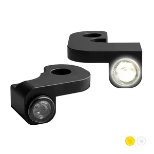 HeinzBikes NANO Series Handlebar Turn Signals<br><ul><li>Precision-machined from high quality billet aluminium, the housings are available in black and chrome. </li><li>In addition, you can choose the turn signals with the desired double function - turn signals with position light.</li><li>The entire electronics of the NANO Series are integrated in the indicator and they can be operated "plug &amp; play" directly on the 12 volt network with Can-Bus models.</li><li>HeinzBikes® turn signals are the only ones on the market that are made in over 50 model-specific versions.</li></ul>