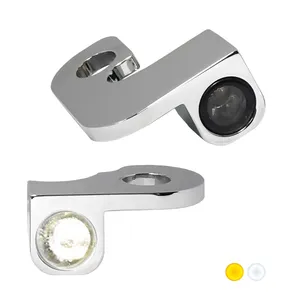 HeinzBikes NANO Series Handlebar Turn Signals<br><ul><li>Precision-machined from high quality billet aluminium, the housings are available in black and chrome. </li><li>In addition, you can choose the turn signals with the desired double function - turn signals with position light.</li><li>The entire electronics of the NANO Series are integrated in the indicator and they can be operated "plug &amp; play" directly on the 12 volt network with Can-Bus models.</li><li>HeinzBikes® turn signals are the only ones on the market that are made in over 50 model-specific versions.</li></ul>